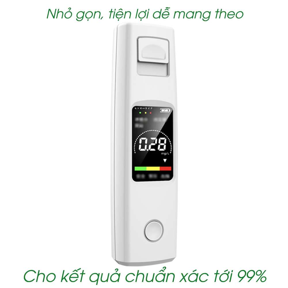 Máy Đo Nồng Độ Cồn Phiên Bản Mới, Độ Chính Xác Tới 99,99%